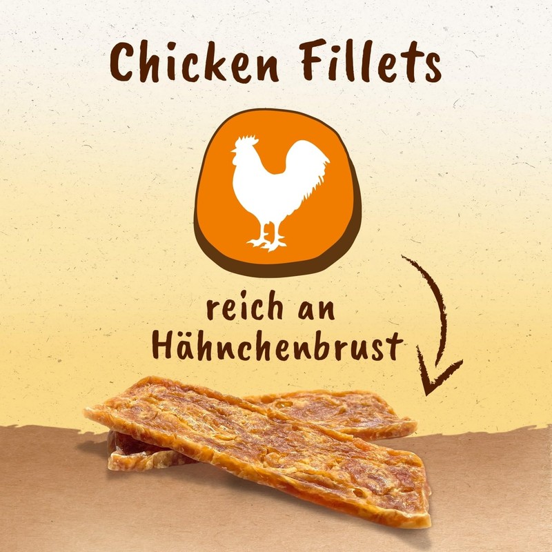 8in1 Tasties Chicken Fillets Hunde-Snack - getreidefreie Leckerlis aus köstlicher