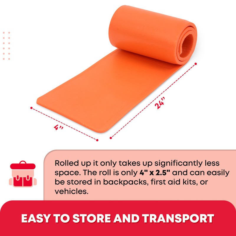Ever Ready First Aid Universal Aluminum Splint, 24 Inch Rolled