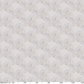 ANRO Oilcloth Tablecloth Oilcloth Tablecloth Washable Abstract Mood Leaf Grey Oval 140 x 180 cm
