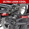 BAKAFOH Motorcycle Skull Rear Axle Nut Covers Fit for Can