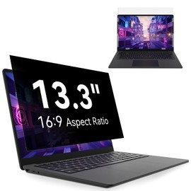 13.3 Inch Laptop Privacy Screen Compatible With Lenovo Hp Dell Acer Asus Thinkpad Envy Xps, 16:9 Aspect Removable Anti Glare Blue Light Filter Protector,13 in Computer Monitor Privacy Shield