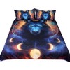 3pcs/set 3D Print Dream Catcher Moon Pattern Duvet Cover Pillow