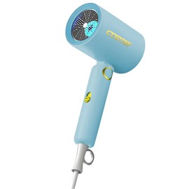 CLGTTBF Portable Hair Blow Dryer with Concentrator, 1000W Strong Power and Double Blue Light, Making Hair Dry Fast and Comfortable Unconsciously, Suitable for Home, Travel, Salon