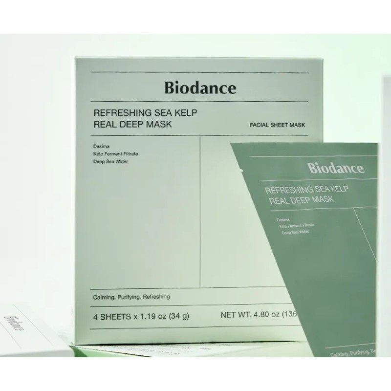 Mascarilla Facial Biodance - Mascarilla Profunda Real de Alga Marina
