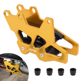 CNC Chain Guard Guide Protector Protection for RM RMZ RMX DRZ DRE RM125 RM250 RMZ250 RMZ450 RMX450Z DRZ250 DRZ400 DRZ400E DRZ400S DRZ400SM Motorcycle Dirt Bike Gold