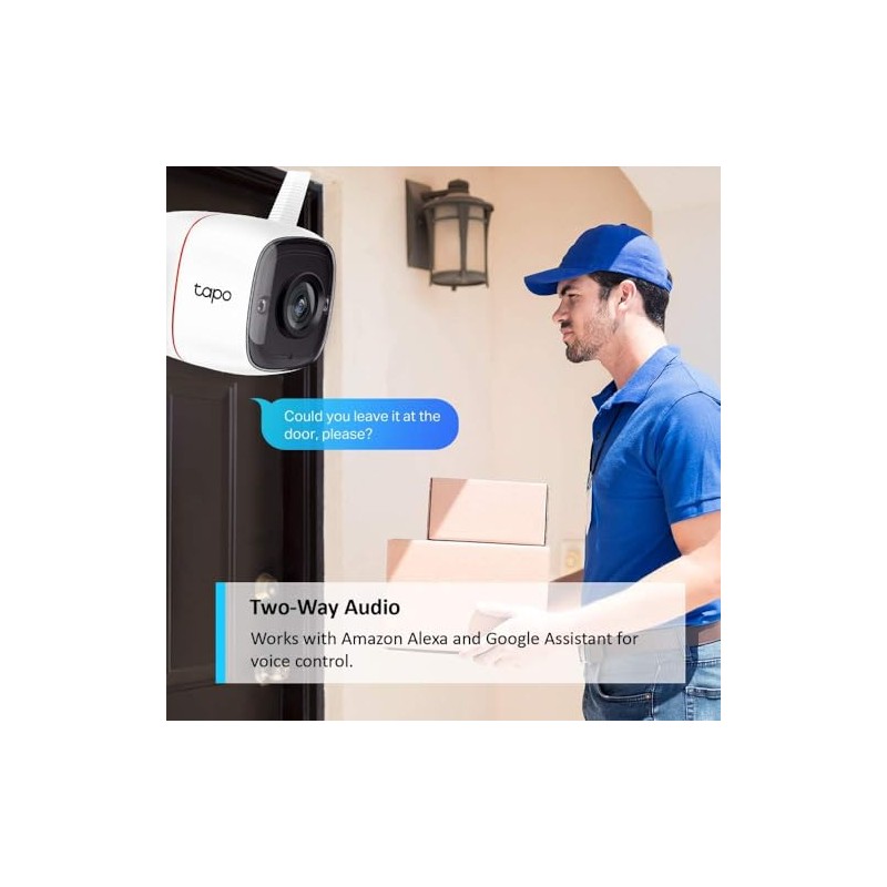 Tapo Tapo TC65 2K Security Camera Outdoor Wireless & Wired,