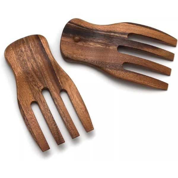 BLIXIFY Salad Hands - Set of 2 Acacia Wood Salad