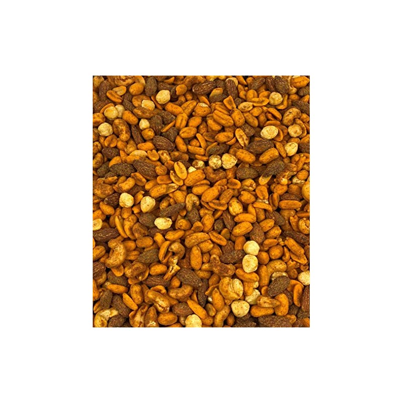 MIXED CHILI NUTS - Peanuts, Cashews, Almonds and Hazelnuts with