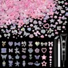 150 Pcs Kawaii 3D Nail Charms with Nail Charm Glue