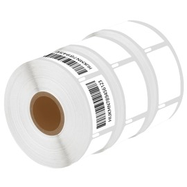 USUPERINK 3 Roll (750 Labels/roll) Compatible for Dymo LabelWriter 30347 White Library Book Spine Labels 1" x 1-1/2" [NOT FIT 550 & 5XL]