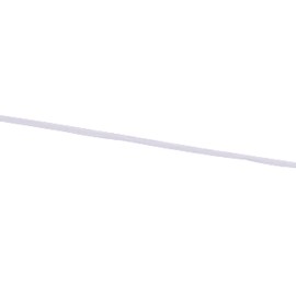 KONMAY 1 Rolls 0.8mm Flat Stretchy Bracelet Strings, 400 Meters White Crystal Elastic Thread Cord for Jewelry Bracelets Making, Beading, Hair Extension Cord