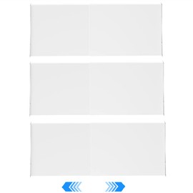 MIYUPTC Expandable Closet Tension Shelf with Strong Adhesive Hanging Shelves Closet Divider Separator Storage Shelves for Cabinet Wardrobe Cupboard, 3 Pack (L:16.9'' to 31.5"; W:11.8'')