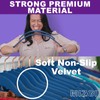 MIZGI Premium Velvet Hangers (50 Pack) Heavy Duty - Non