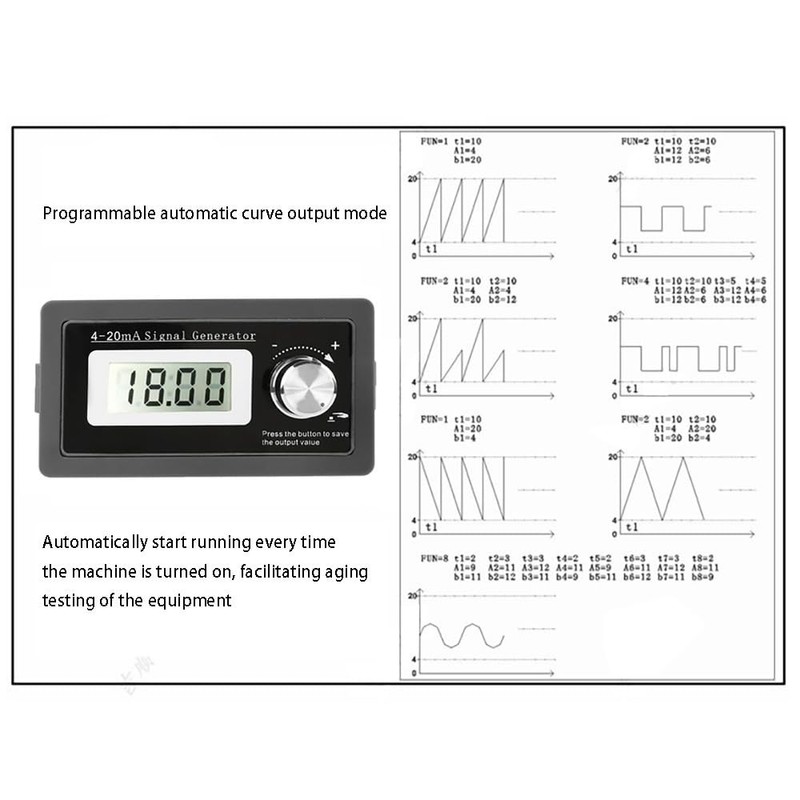 Jadeshay Signal Generator 4-20 mA High Accuracy Signal Generator Module