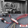 RED WOLF 150A 12V Bus Bar with Cover, 4 x