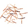 50pcs 77mm Soft Worm Fishing Lures Artificial Fishing Bait Tail