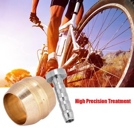 Cable Connection Set for 10 Set BH59/BH90 Hydraulic Disc Brake Hose Olive Plug Insert Shorten Brake Hose Brake Line Parts with Olive and Insert Pin