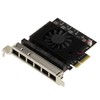KALEA-INFORMATIQUE PCIe Network Controller Card 6 Ports 2.5 LAN Gigabit
