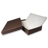 N'icePackaging 50 Qty - Dark Chocolate-Brown Cotton Filled Gift Boxes