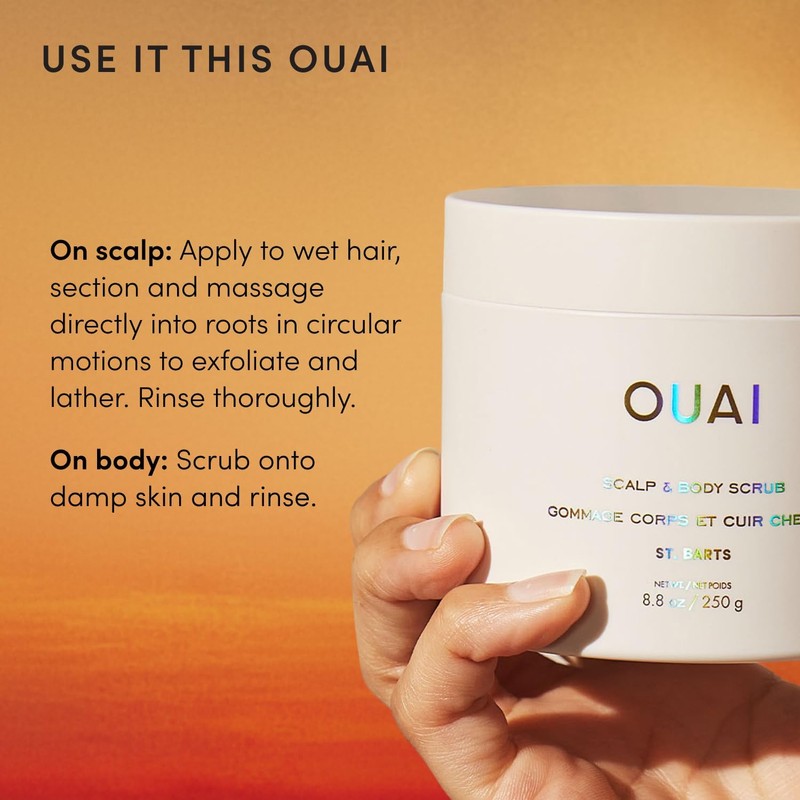 Ouai- Exfoliante corporal y para el cuero cabelludo, St. Barts: