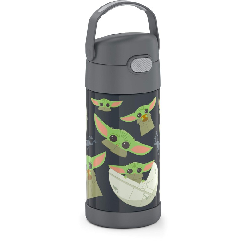 THERMOS FUNTAINER 12 Ounce Bottle, Mandalorian