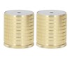 2 Pack Adjustable Furniture Bed Risers, Heavy Duty Aluminum Alloy