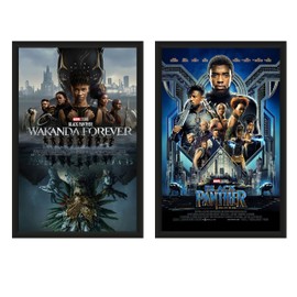 Black Panther Wakanda Forever Movie Posters, Set of 2 (11x17) - 2022 Sequel of Black Panther II