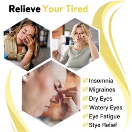 Minidiva Steam Eye Mask for Dry Eyes – Self-Heating Spa Warm Compress, Disposable Sleep Mask to Relieve Dark Circles, Fatigue & Stress (10, Chamomile)