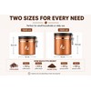 Leaf Airtight Stainless Steel Coffee Canister 1500 ml - with
