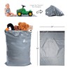 Large Postage Bags by Calzette Extra Strong Polythene Grey Mail
