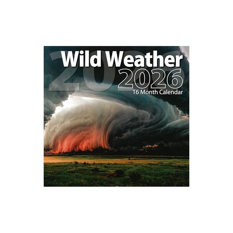 2026 Wild Weather Full Size Wall Calendar for Planning, Scheduling,