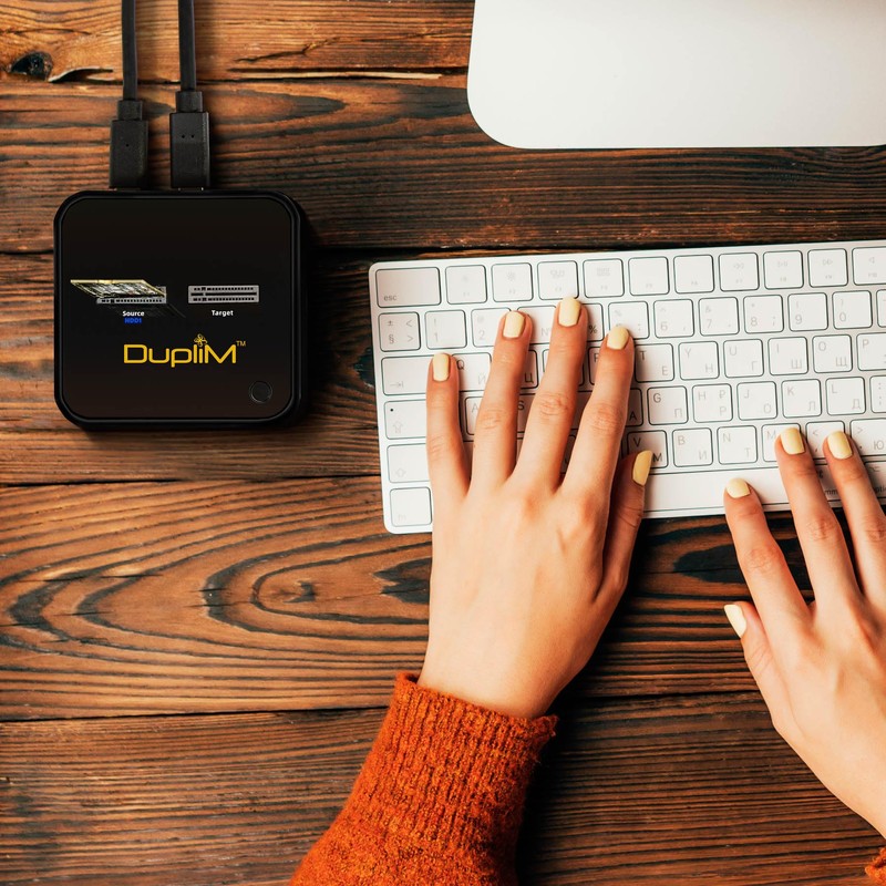 DupliM 1 to 1 M.2 NVMe Drive Duplicator PCIe Solid