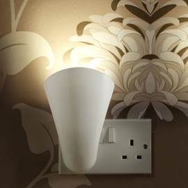 Auraglow Plugin GU10 Spotlight Uplighter Wall Sconce Wash Light Plug Socket Uplight Lamp