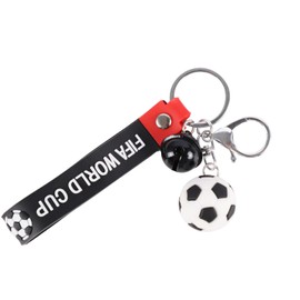 apvok Soccer Keychain - Football Key Chains Sports Ball Car Keyrings,Backpacks Pendant Charm Decor Accessories for Bag Handbag Wallet,Gift for Boys Grils Men Women (Soccer)