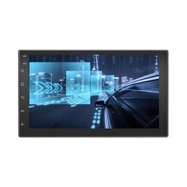 SUIOPPYUW Eingebaute Antenne Car Radio with Eingebauter Equalizer Android AM/FM RDS ID3tag ASP DAB HD Radio Ready Lenkradsteuerung, 1+16G