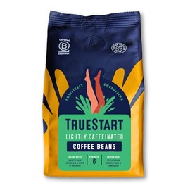 TrueStart Coffee Beans Lightly Caffeinated 200g – Mycotoxin-Free Coffee, Medium Roast Fresh Espresso Beans, Single Origin Arabica, Hand Roasted for Smooth, Ideal for Espresso Lovers