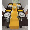 Encasa Table Runner 13x72 in Long | Cotton Canvas Fabric