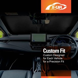 X-Car Windscreen Sun Shade for Toyota Corolla Hatch Sedan 2018-2025 Blocks UV Rays Foldable Custom Wind Screen Sun Visor Protector