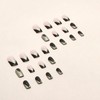 Stick on Nails - 24pcs Short Square False Nails -