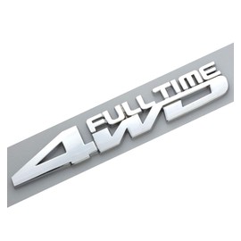 EmbRoom Calcomanías de metal 3D con logotipo de tracción en las 4 ruedas para guardabarros lateral, trasero, emblema del maletero para todos los modelos de coche de tracción de 4 ruedas (chapado en cromo)