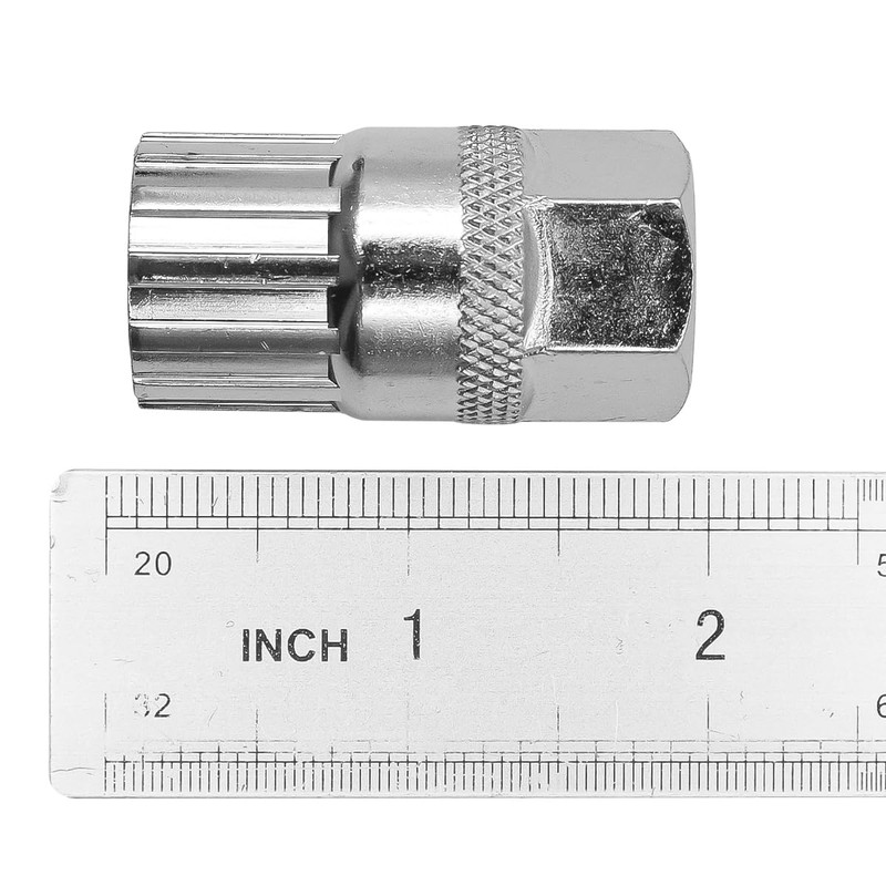 ANCLLO 2PCS Bicycle Freewheel Remover Tool, Flywheel Socket Wrench Tool,