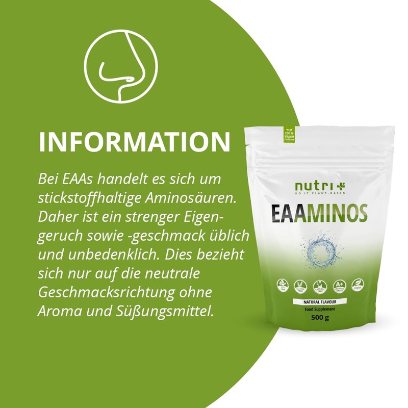 EAA Powder Neutral 500 g - High Dose - Instant
