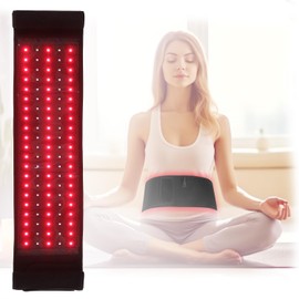 Red Light Therapy Belt for Body Infrared Light Therapy Pad 660nm&850nm Near Infrared Light Therapy Belt Wrap with Timer