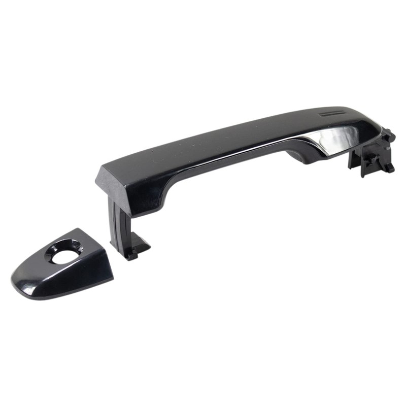 TRQ Front Driver or Passenger Side Exterior Door Handle Black
