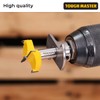 Forstner Bits TOUGH MASTER 5 Piece Carbide Tip, 15mm, 20mm,
