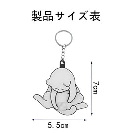 [Vibrly] Cat Keychain 3D Rotating Cat Keychain Cat Lovers Must-See Interactive Fidget Toy Bag Charm Best Gift Lightweight Cute Design (1 Pack), white (off-white)