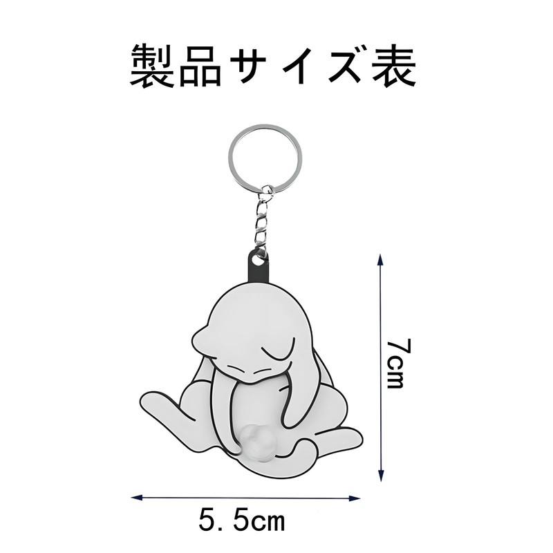 [Vibrly] Cat Keychain 3D Rotating Cat Keychain Cat Lovers Must-See