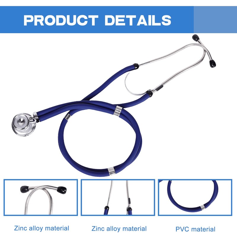 Sprague Rappaport Stethoscope with Interchangeable Chestpiece, Multifunctional Cardiology Stethoscope, Double