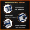 HEVLE 12PCS T5 LED Bulb, led dash light bulbs, 3030