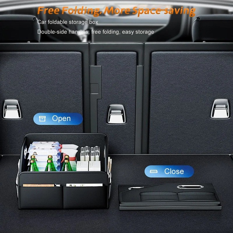 OrganiMax Car Trunk Organizer Collapsible Waterproof